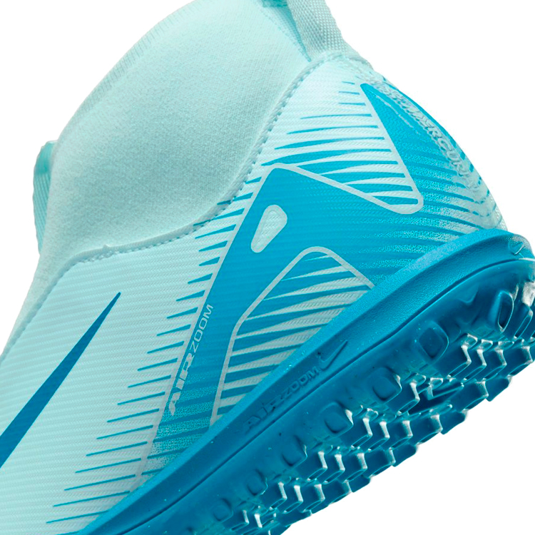 Бутсы Nike JR ZOOM SUPERFLY 10 ACADEMY TF / Мужской / 36 / Голубой photo 5